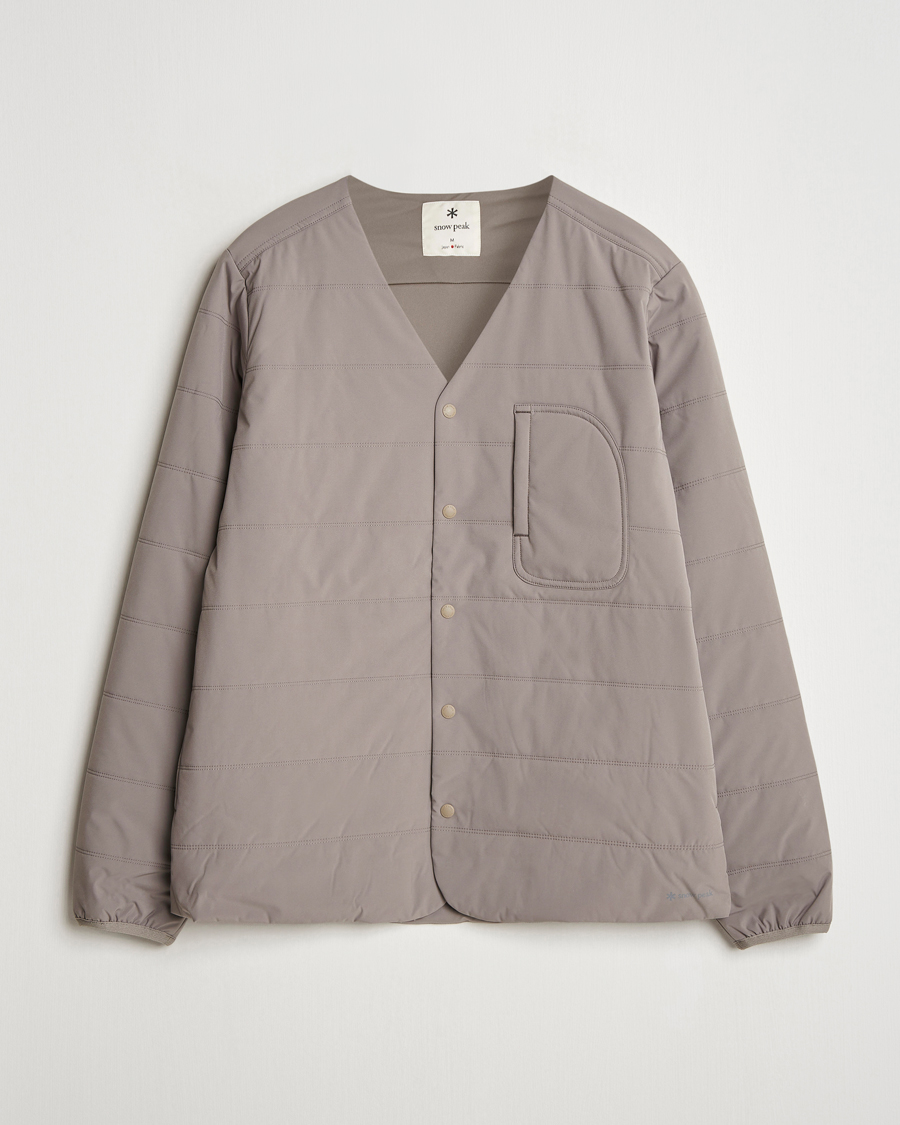 Herren | Pullover | Snow Peak | Flexible Insulated Cardigan Khaki