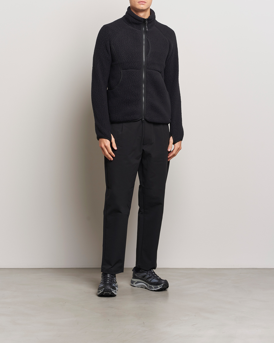 Herren | Pullover | Snow Peak | Thermal Boa Fleece Jacket Black