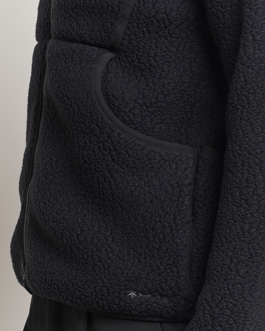 Herren | Pullover | Snow Peak | Thermal Boa Fleece Jacket Black