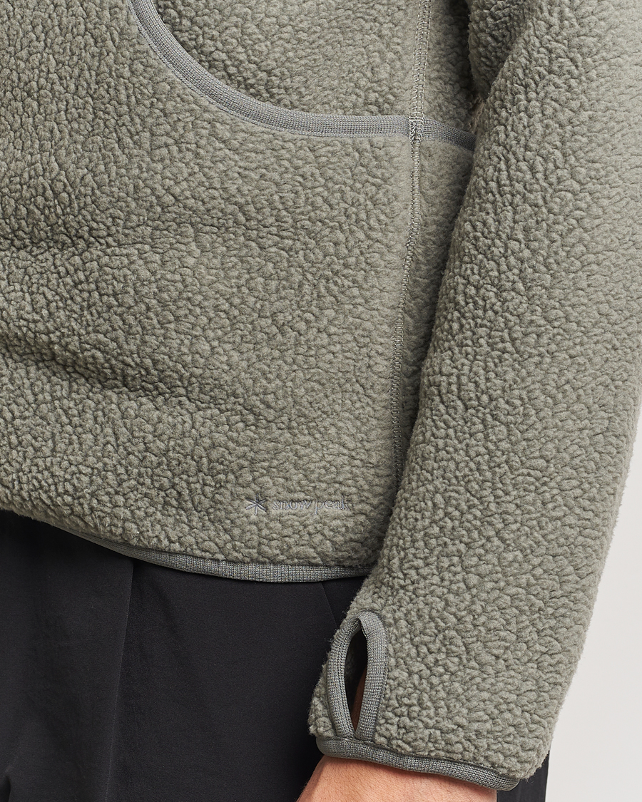 Herren | Pullover | Snow Peak | Thermal Boa Fleece Jacket Grey