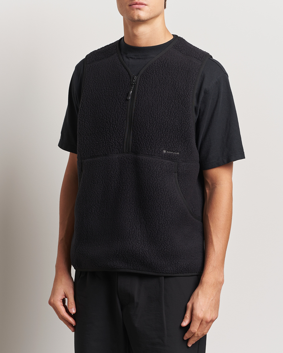 Herren | Westen | Snow Peak | Thermal Boa Fleece Vest Black