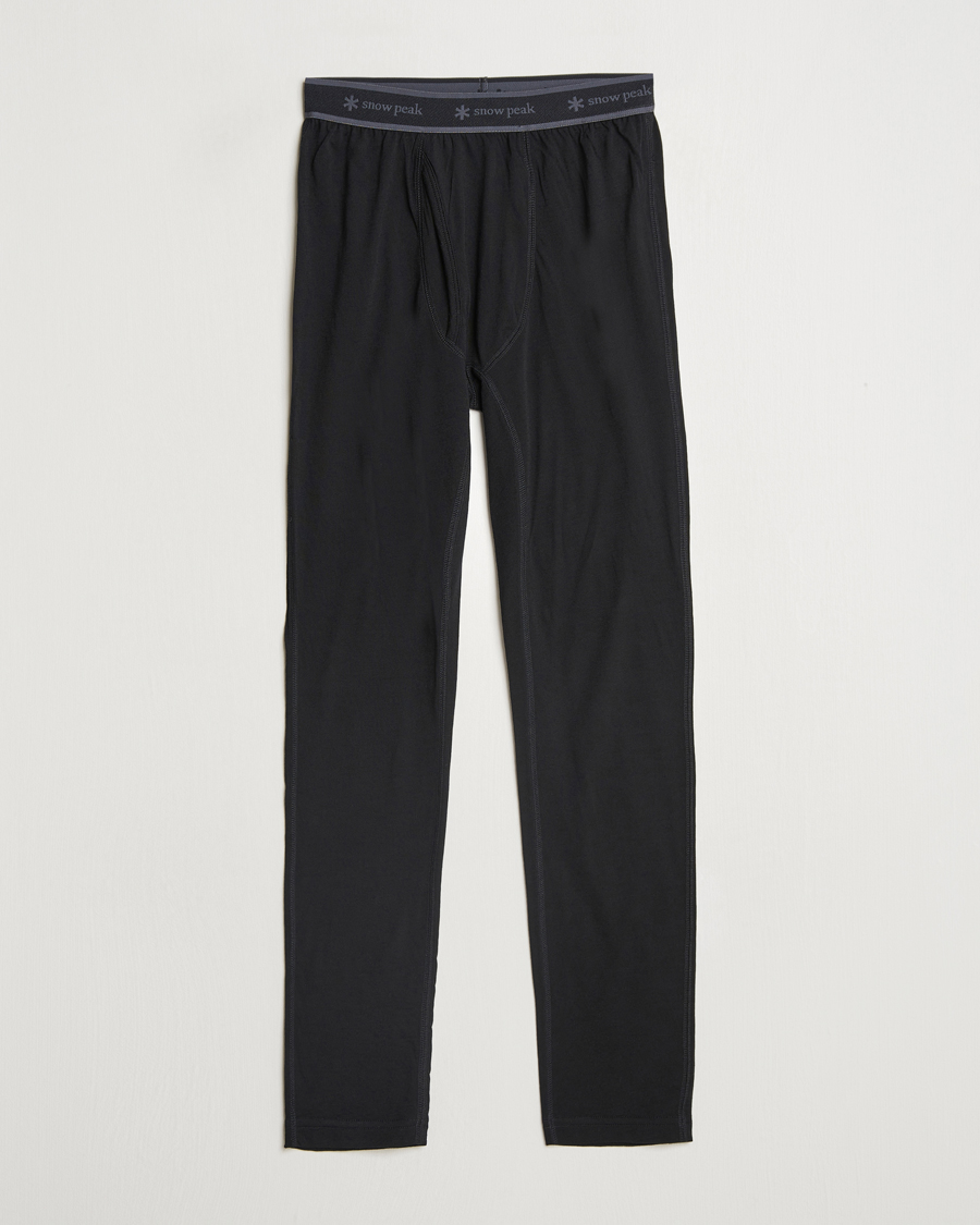 Herren | Hosen | Snow Peak | Merino Wool Tights Black