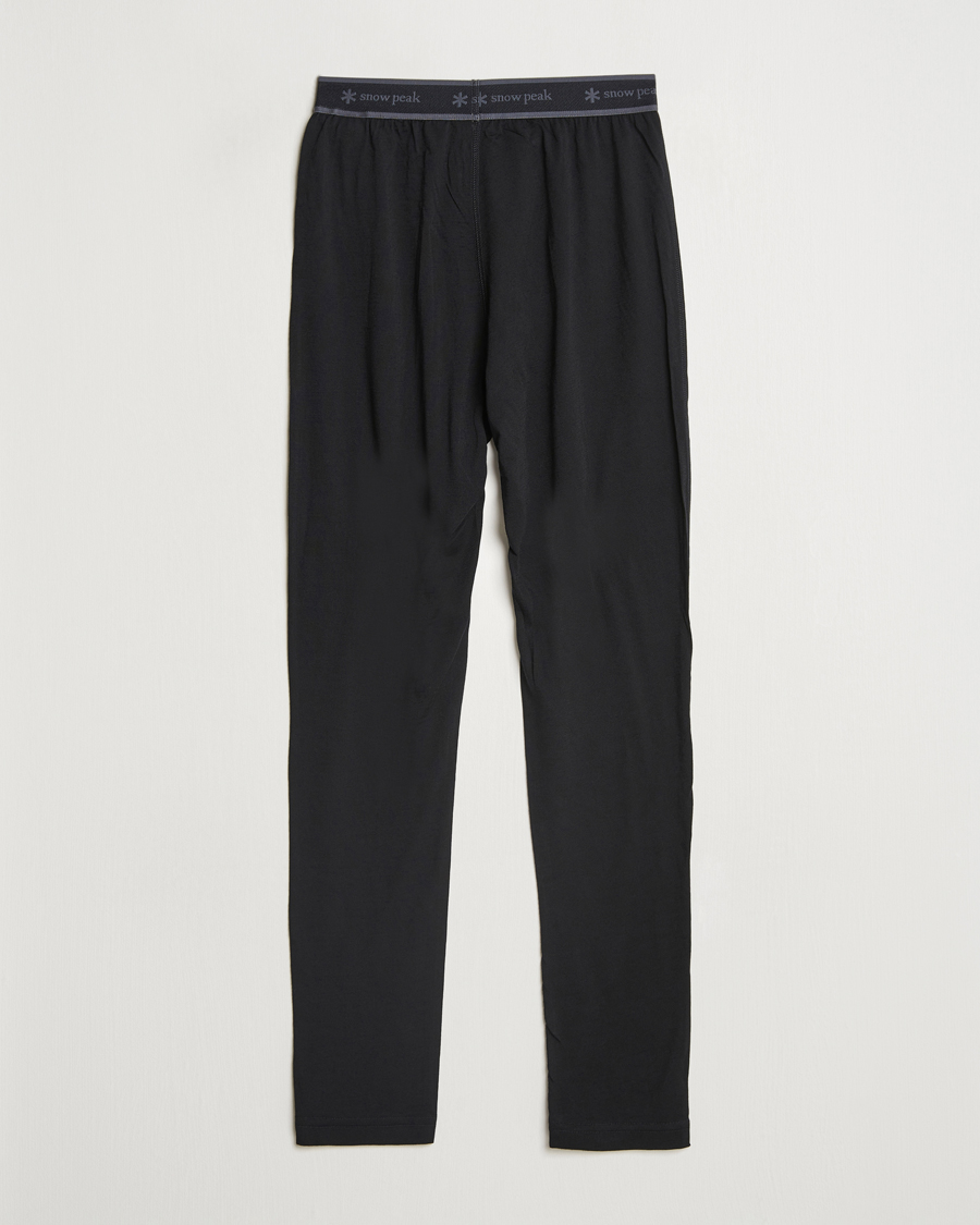 Herren | Hosen | Snow Peak | Merino Wool Tights Black