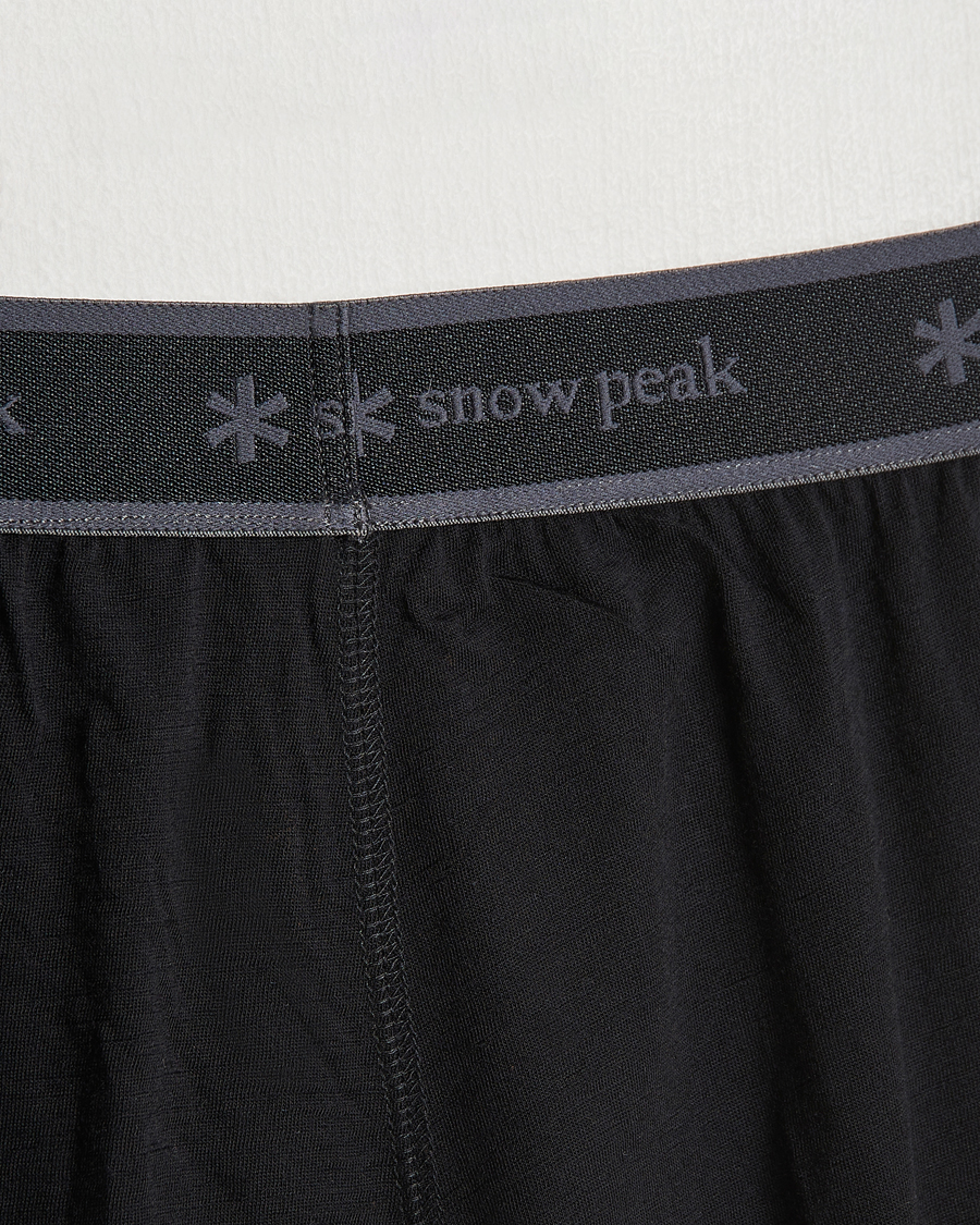 Herren | Hosen | Snow Peak | Merino Wool Tights Black