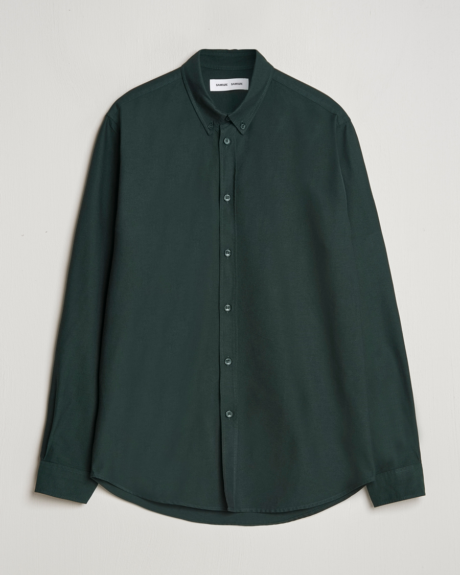 Herren | Hemden | Samsøe Samsøe | Saliam Oxford Shirt Darkest Spruce