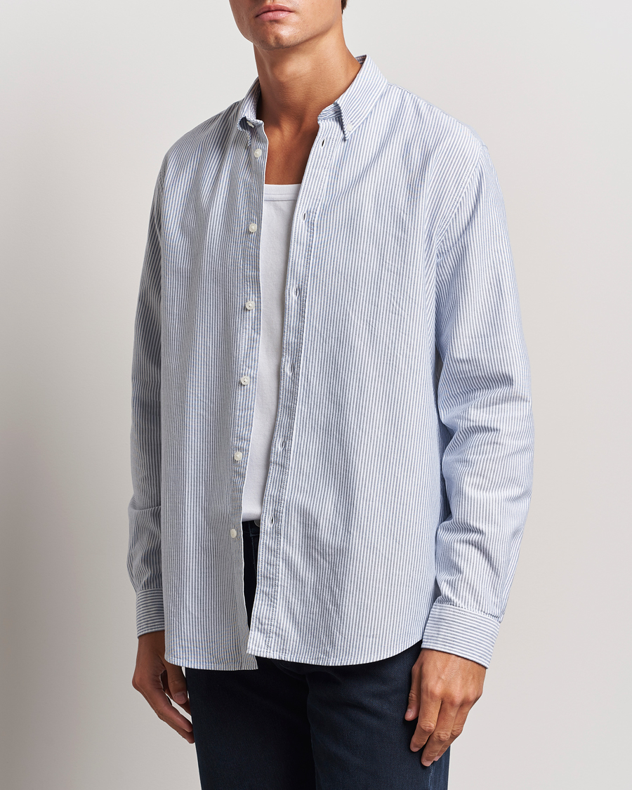 Herren | Hemden | Samsøe Samsøe | Saliam Oxford Shirt Oxford Narrow Stripe