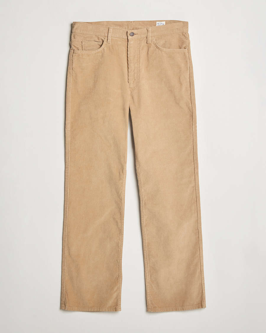 Herren | Hosen | orSlow | Shoe Cut Corduroy Pants Beige
