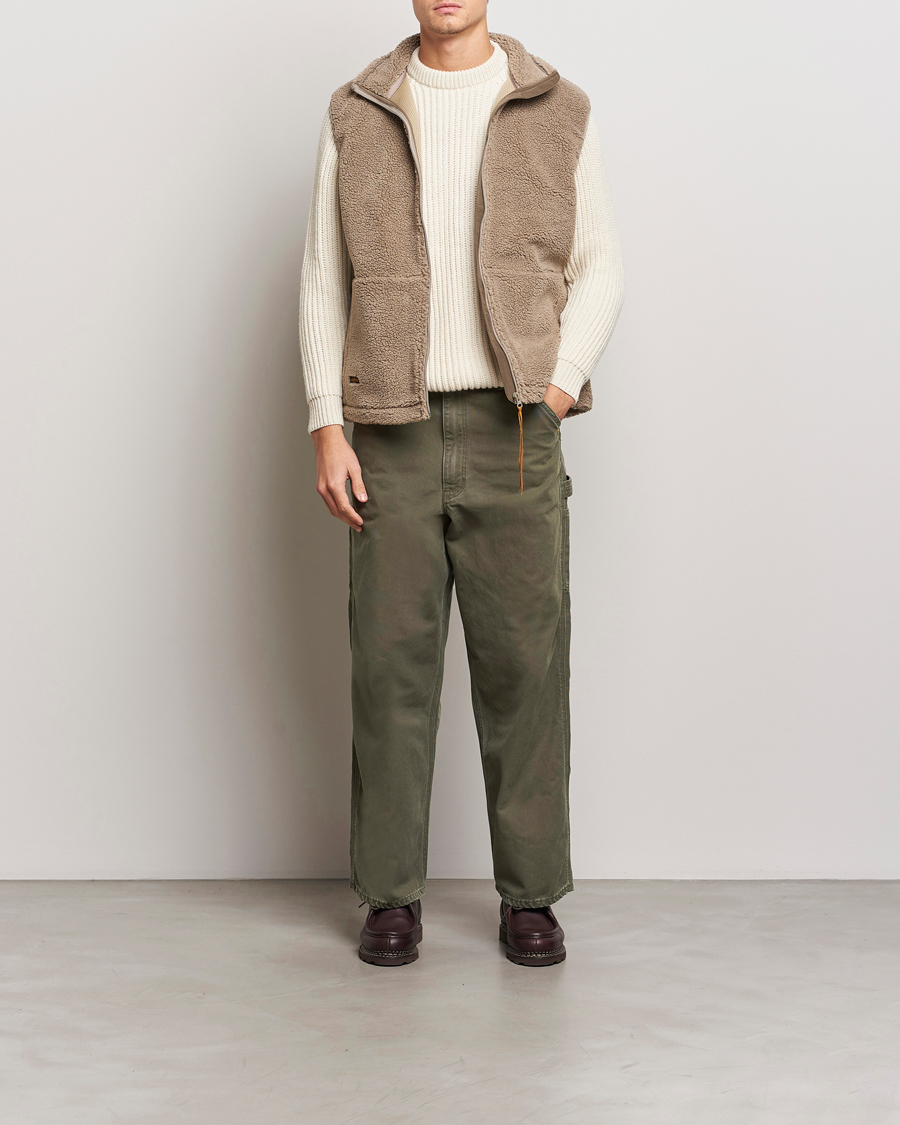Herren | Hosen | orSlow | Dad Fit Painter Pants Army Green