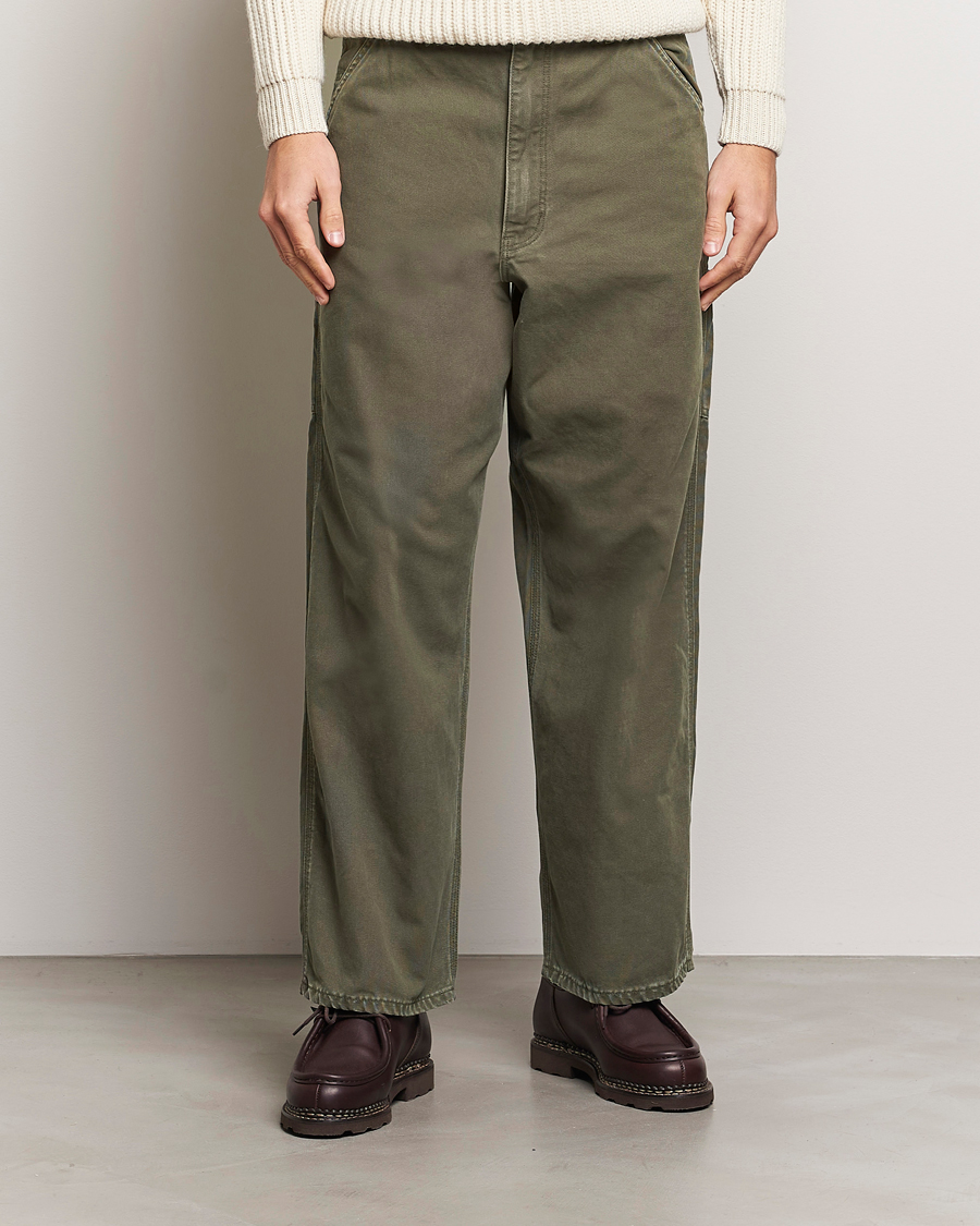 Herren | Hosen | orSlow | Dad Fit Painter Pants Army Green