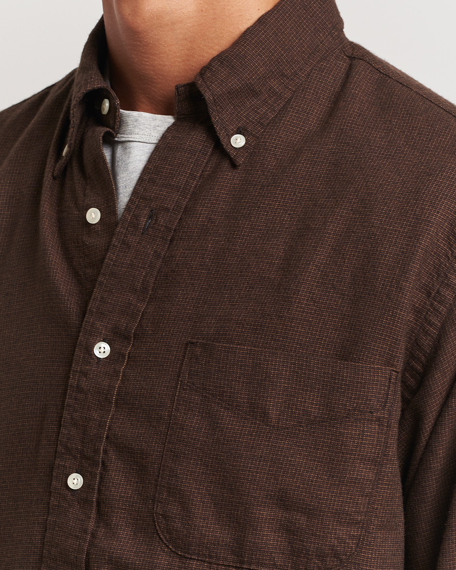 Herren | Hemden | orSlow | Button Down Shirt Burgundy