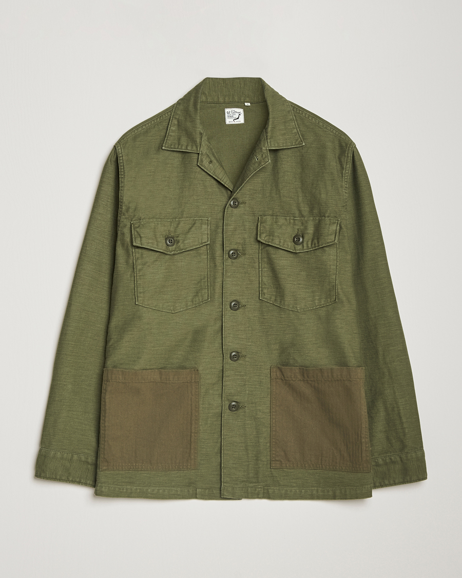 Herren | Hemden | orSlow | 4 Pockets US Army Shirt Dark Olive