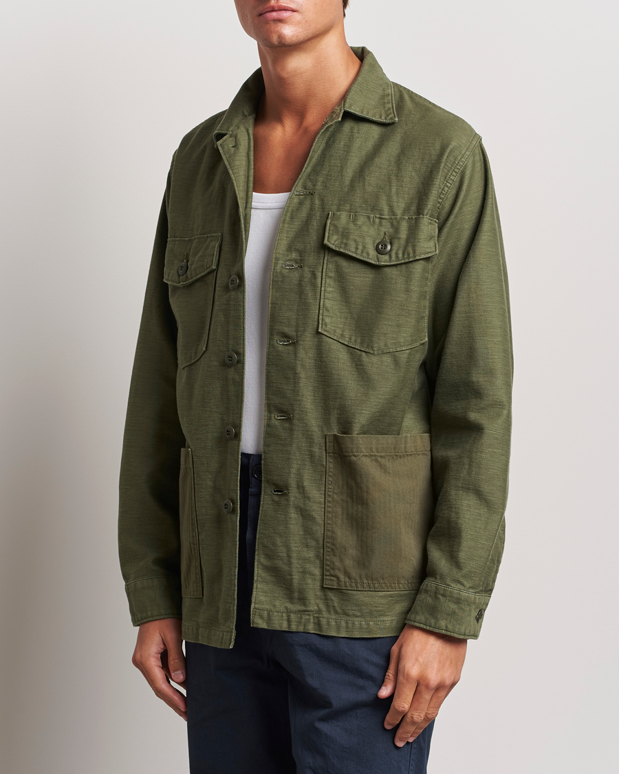 Herren | Hemden | orSlow | 4 Pockets US Army Shirt Dark Olive