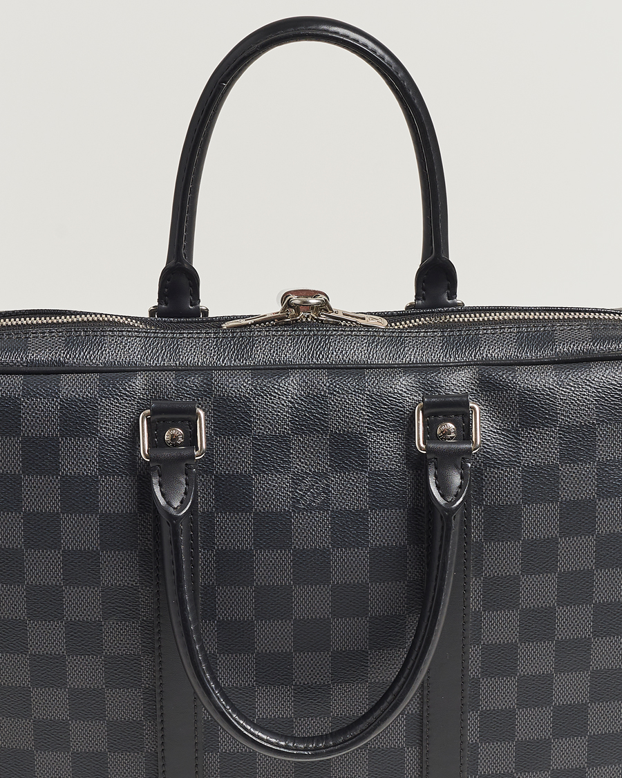 Herren | Louis Vuitton Pre-Owned Porte-Documents Voyage Briefcase Damier Graphite | Louis Vuitton Pre-Owned | Porte-Documents Voyage Briefcase Damier Graphite