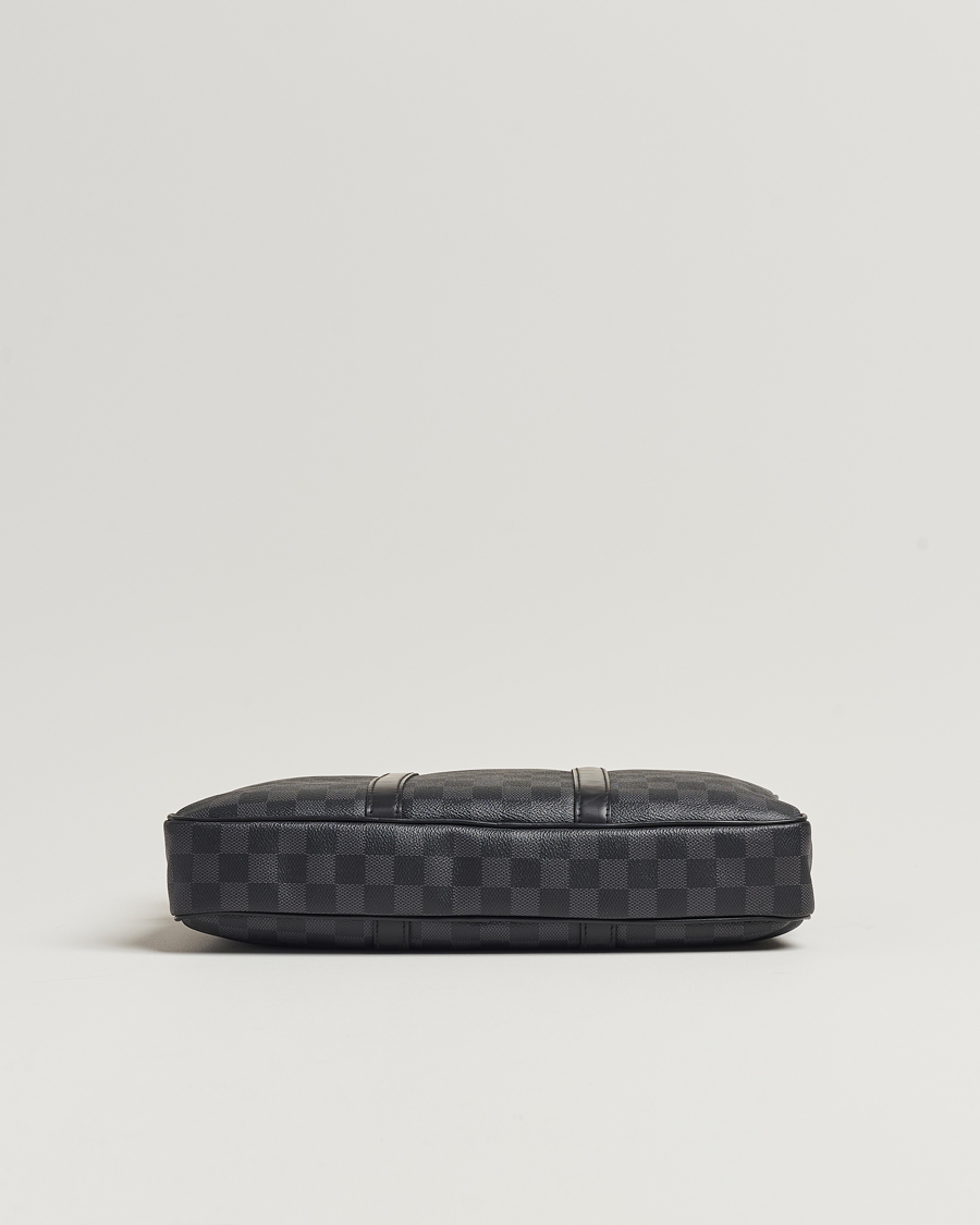 Herren | Louis Vuitton Pre-Owned Porte-Documents Voyage Briefcase Damier Graphite | Louis Vuitton Pre-Owned | Porte-Documents Voyage Briefcase Damier Graphite
