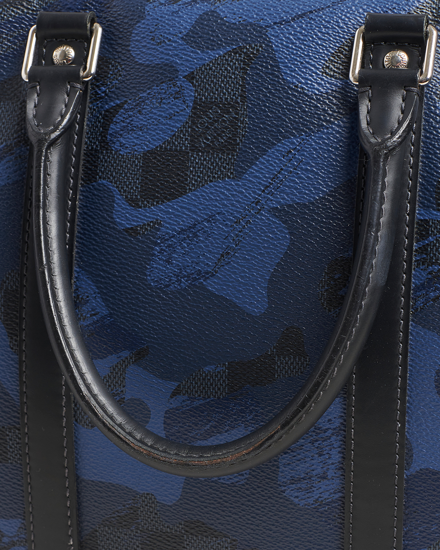 Herren | Louis Vuitton Pre-Owned Porte-Documents Voyage Briefcase Navy Blue | Louis Vuitton Pre-Owned | Porte-Documents Voyage Briefcase Navy Blue