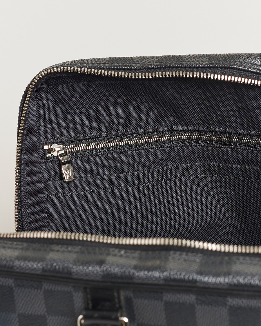 Herren | Louis Vuitton Pre-Owned Porte-Documents Voyage Briefcase Damier Graphite | Louis Vuitton Pre-Owned | Porte-Documents Voyage Briefcase Damier Graphite