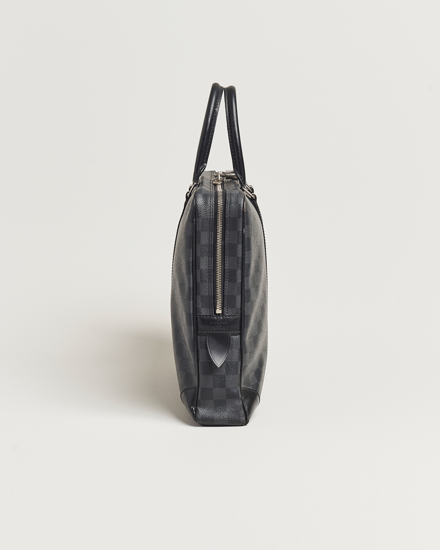 Herren | Louis Vuitton Pre-Owned Porte-Documents Voyage Briefcase Damier Graphite | Louis Vuitton Pre-Owned | Porte-Documents Voyage Briefcase Damier Graphite