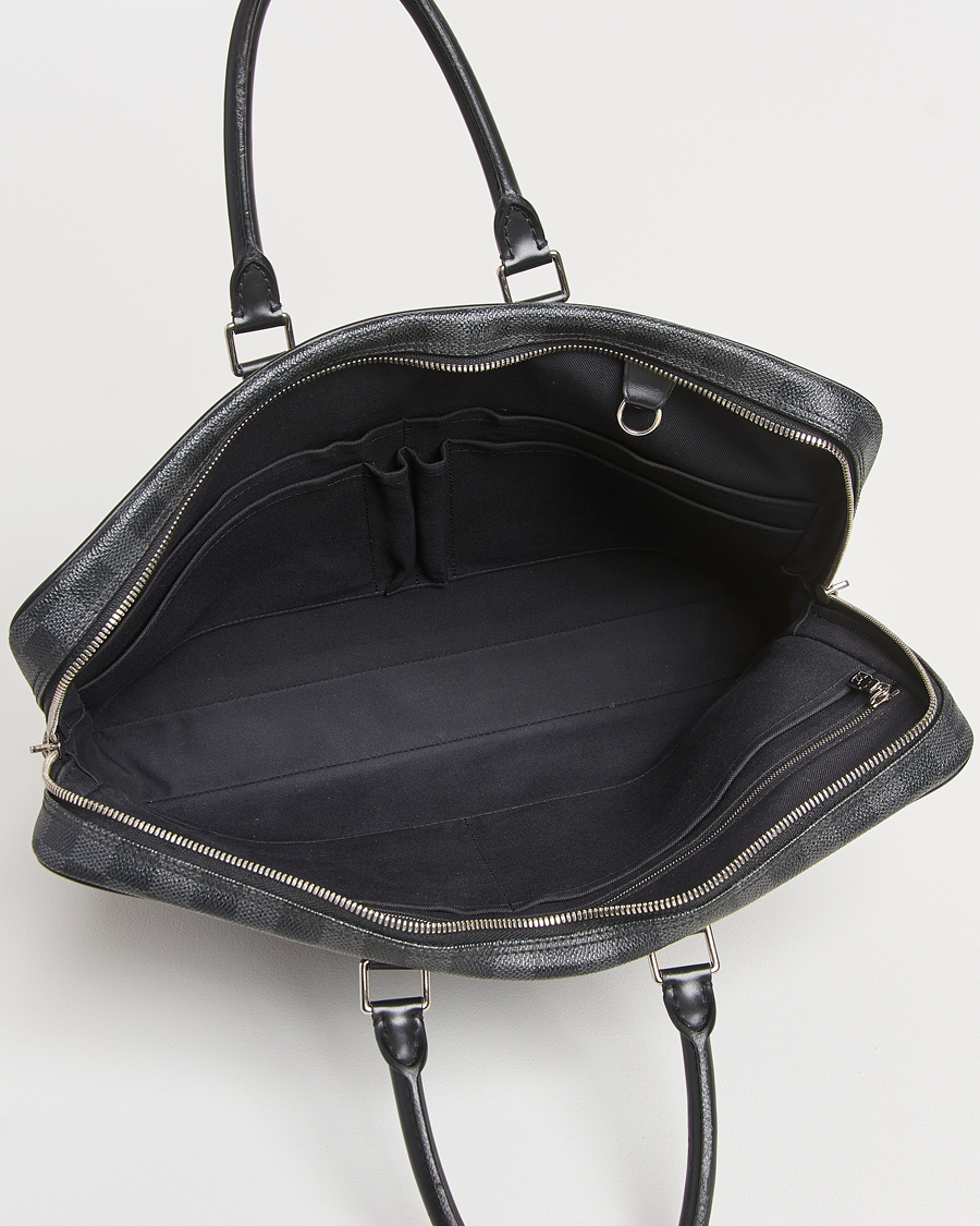 Herren | Louis Vuitton Pre-Owned Porte-Documents Voyage Briefcase Damier Graphite | Louis Vuitton Pre-Owned | Porte-Documents Voyage Briefcase Damier Graphite