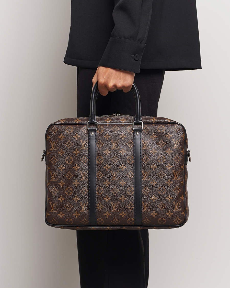 Herren | Louis Vuitton Pre-Owned Porte-Documents Voyage Briefcase Monogram | Louis Vuitton Pre-Owned | Porte-Documents Voyage Briefcase Monogram