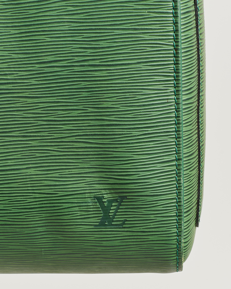 Herren | Louis Vuitton Pre-Owned Keepall 50 EPI Leather Bag Green | Louis Vuitton Pre-Owned | Keepall 50 EPI Leather Bag Green