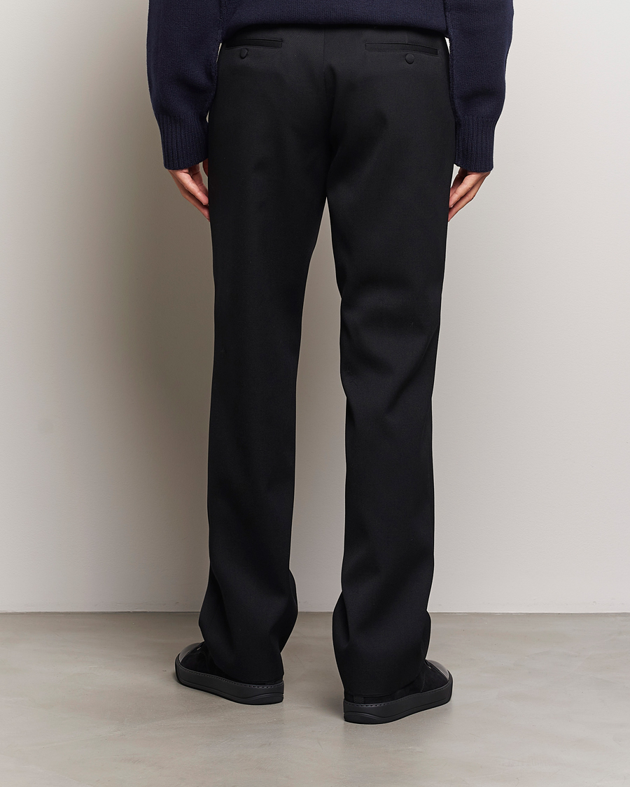 Herren | Hosen | Lanvin | Casual Straight Wool Trousers Black