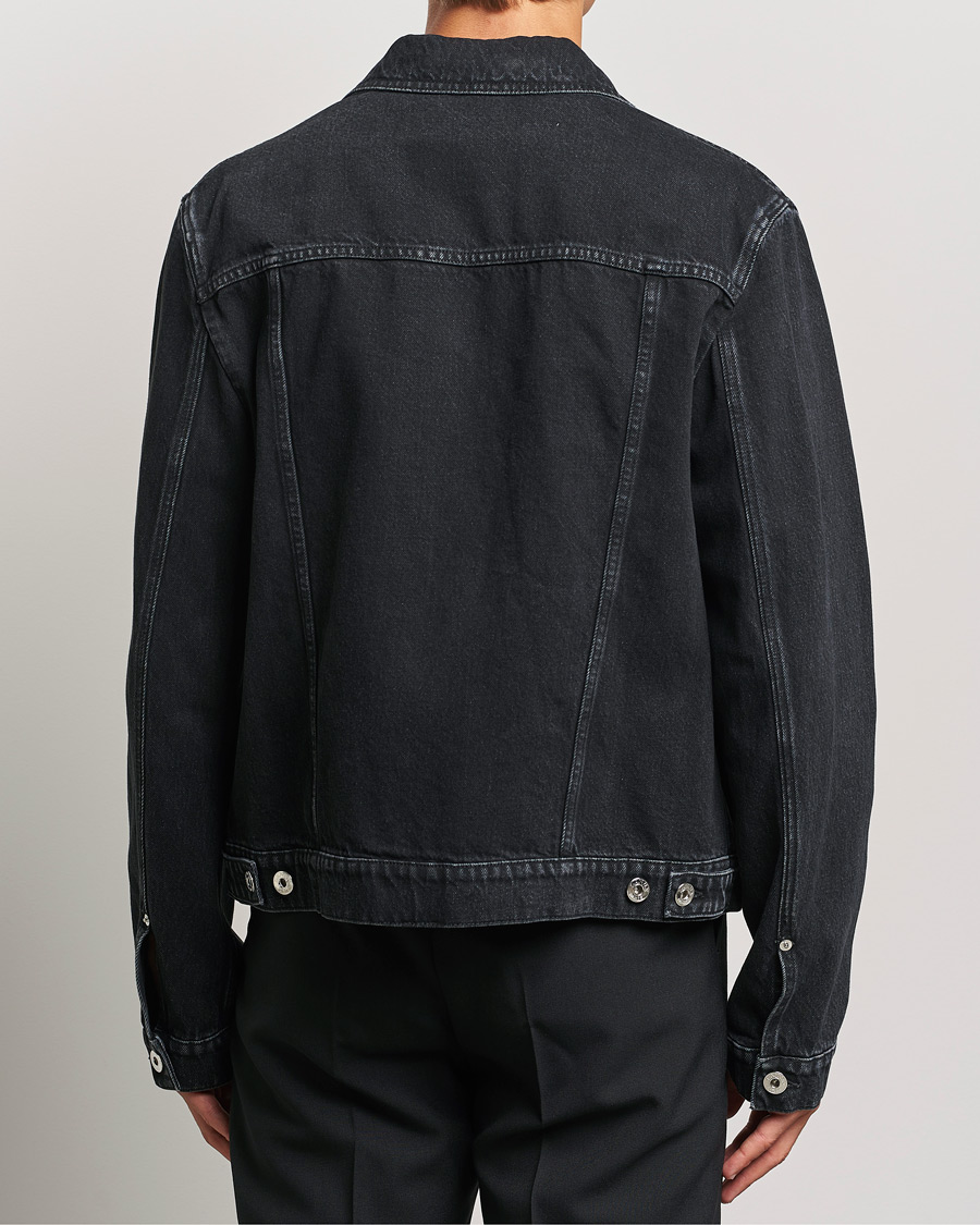 Herren | Jacken | Lanvin | Leather Pocket Denim Jacket Black