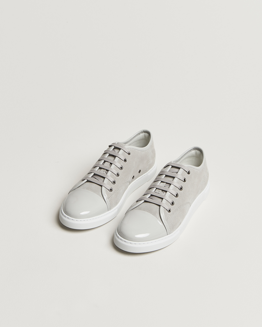 Herren | Lanvin Womens Patent Cap Toe Sneaker Powder Gray | Lanvin | Womens Patent Cap Toe Sneaker Powder Gray