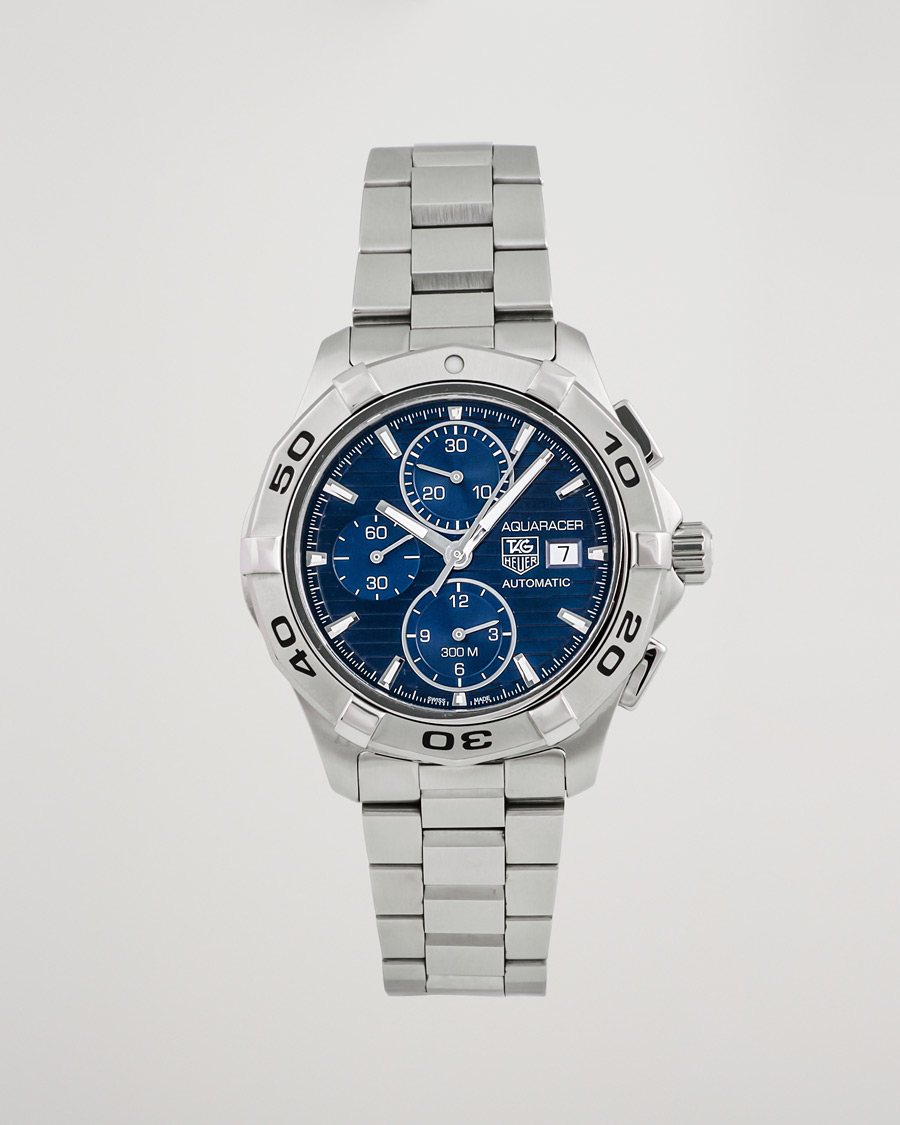 Herren | Tag Heuer Pre-Owned Aquaracer 300M Chrono Silver | Tag Heuer Pre-Owned | Aquaracer 300M Chrono Silver