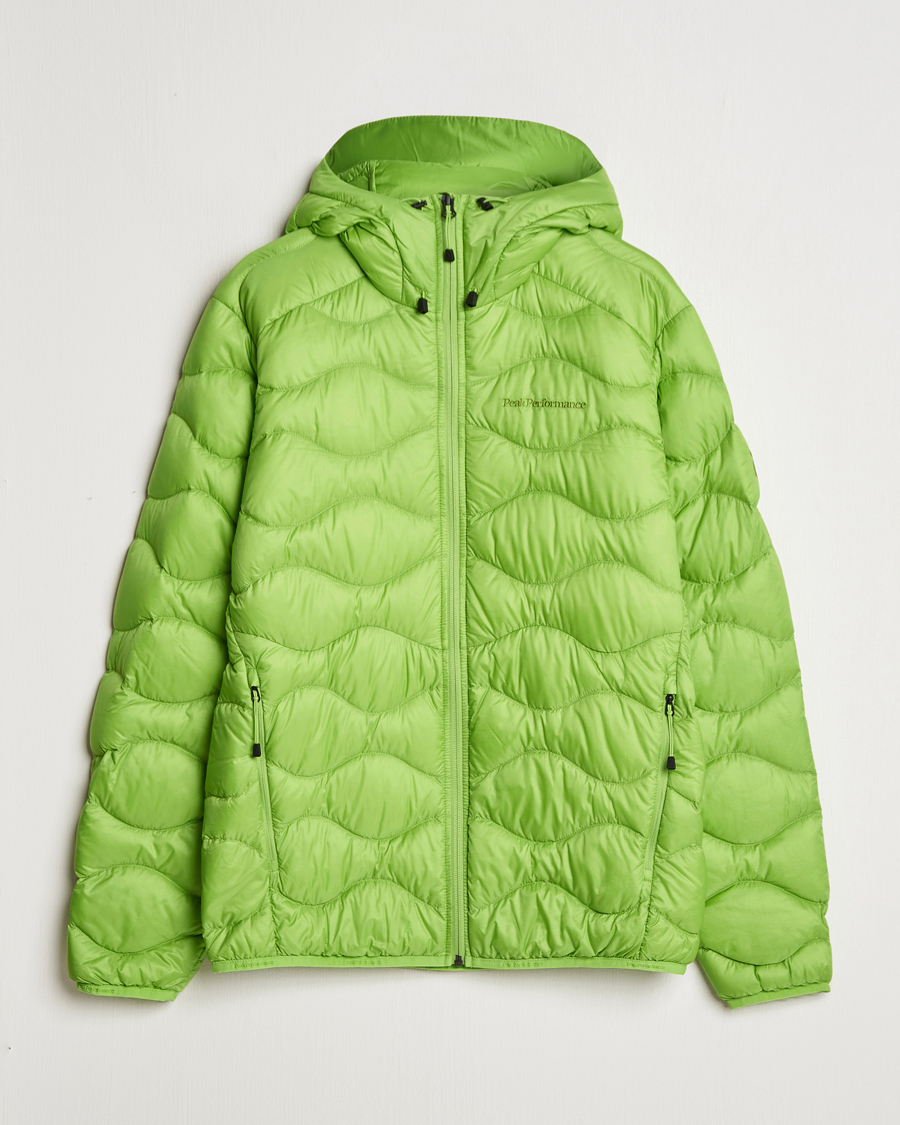 Herren | Jacken | Peak Performance | Helium Down Hooded Jacket Stand Out Green