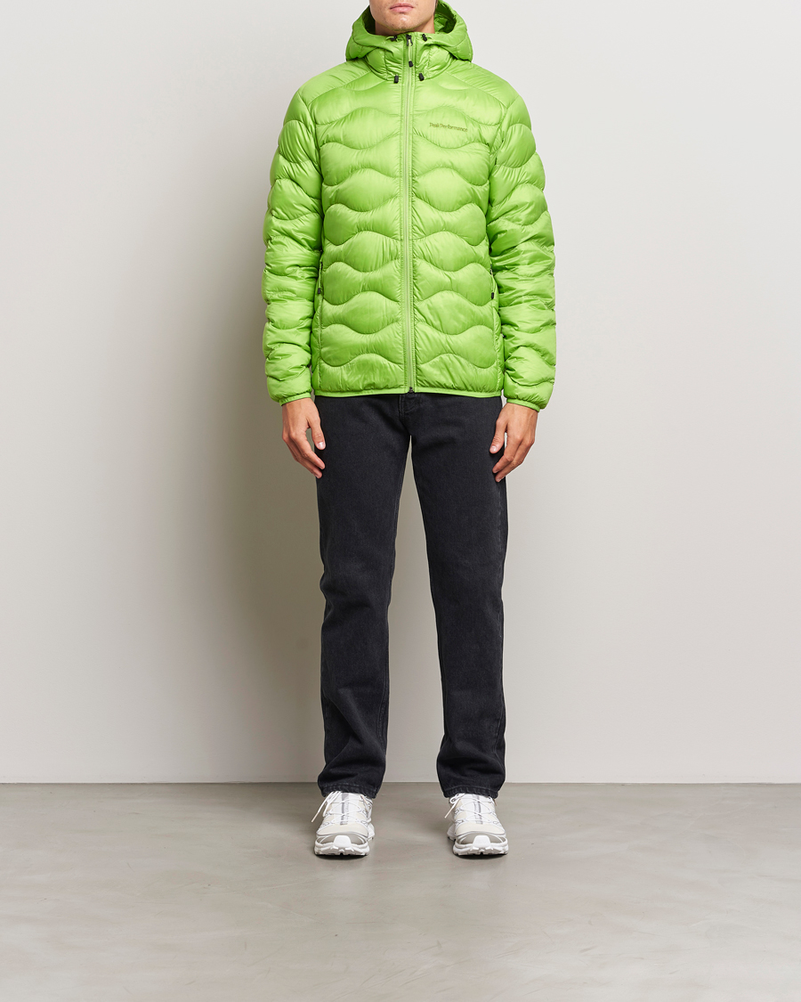 Herren | Jacken | Peak Performance | Helium Down Hooded Jacket Stand Out Green