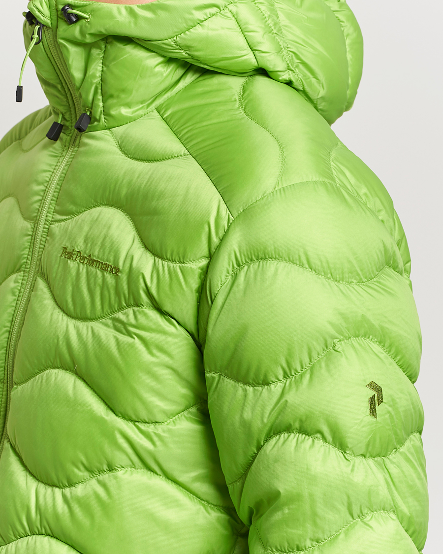 Herren | Jacken | Peak Performance | Helium Down Hooded Jacket Stand Out Green