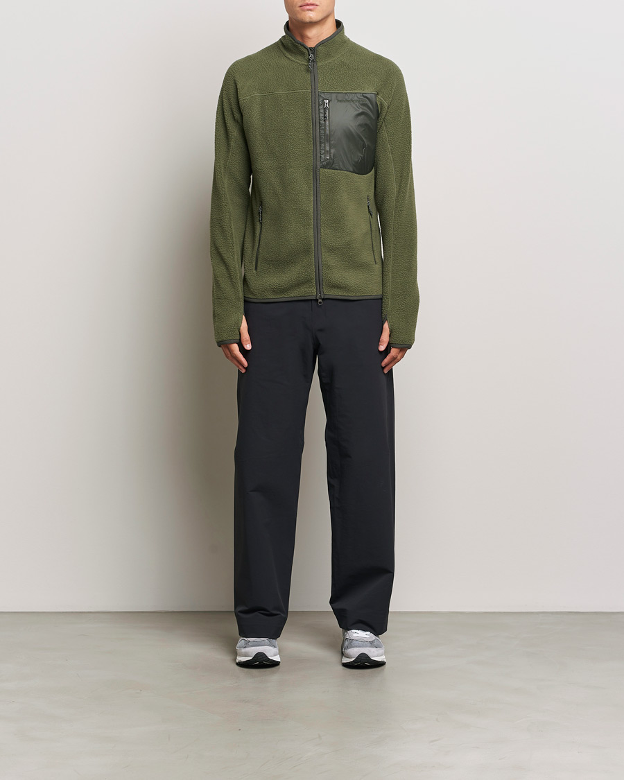 Herren | Pullover | Peak Performance | Pile Full Zip Pine Needle