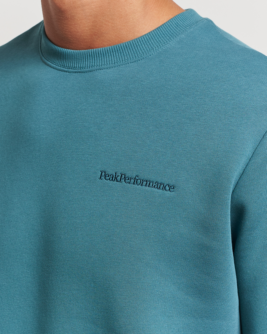 Herren | Pullover | Peak Performance | Original Logo Crew Neck Sweatshirt Hydro Fresh
