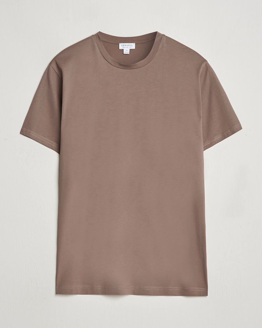Herren | T-Shirts | Sunspel | Riviera Midweight T-Shirt Cedar
