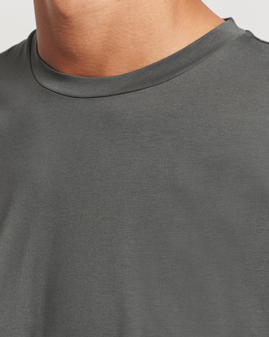 Herren | T-Shirts | Sunspel | Riviera Midweight T-Shirt Drill Green