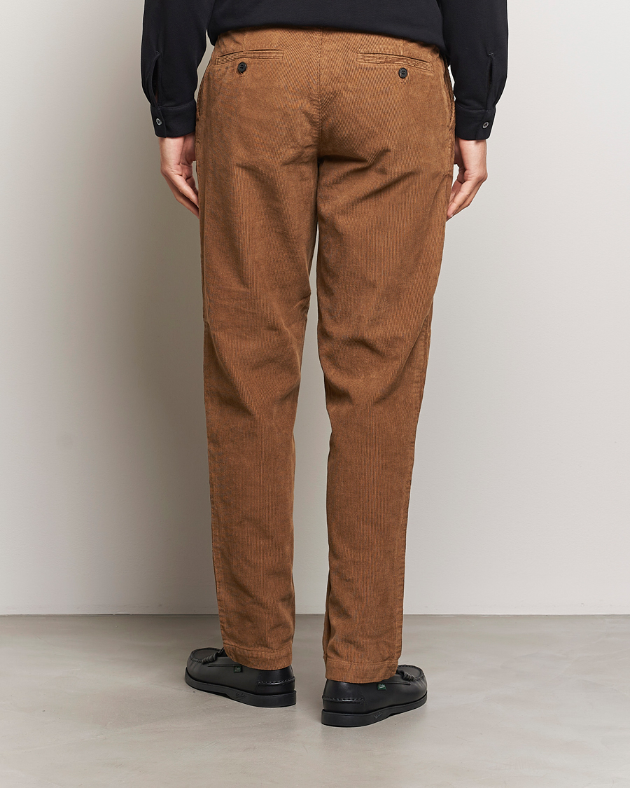 Herren | Hosen | Sunspel | Corduroy Chore Trousers Sandstone