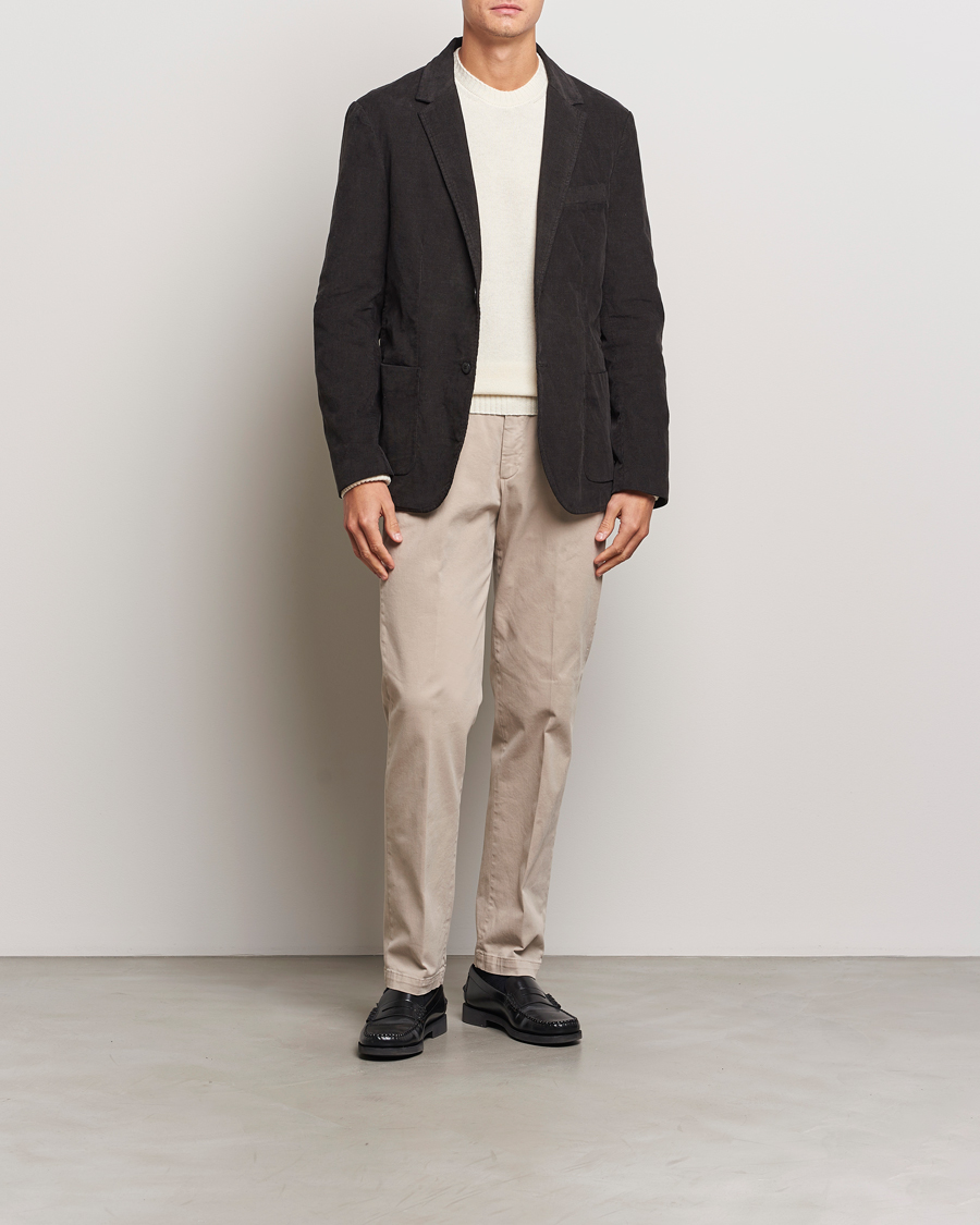 Herren | Sakkos | Sunspel | Relaxed Corduroy Blazer Coffee
