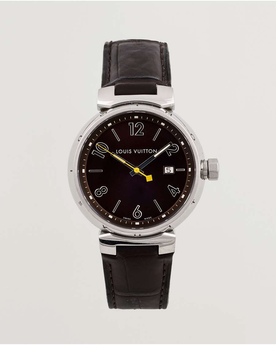 Herren | Louis Vuitton Pre-Owned Tambour Q1111 Silver | Louis Vuitton Pre-Owned | Tambour Q1111 Silver