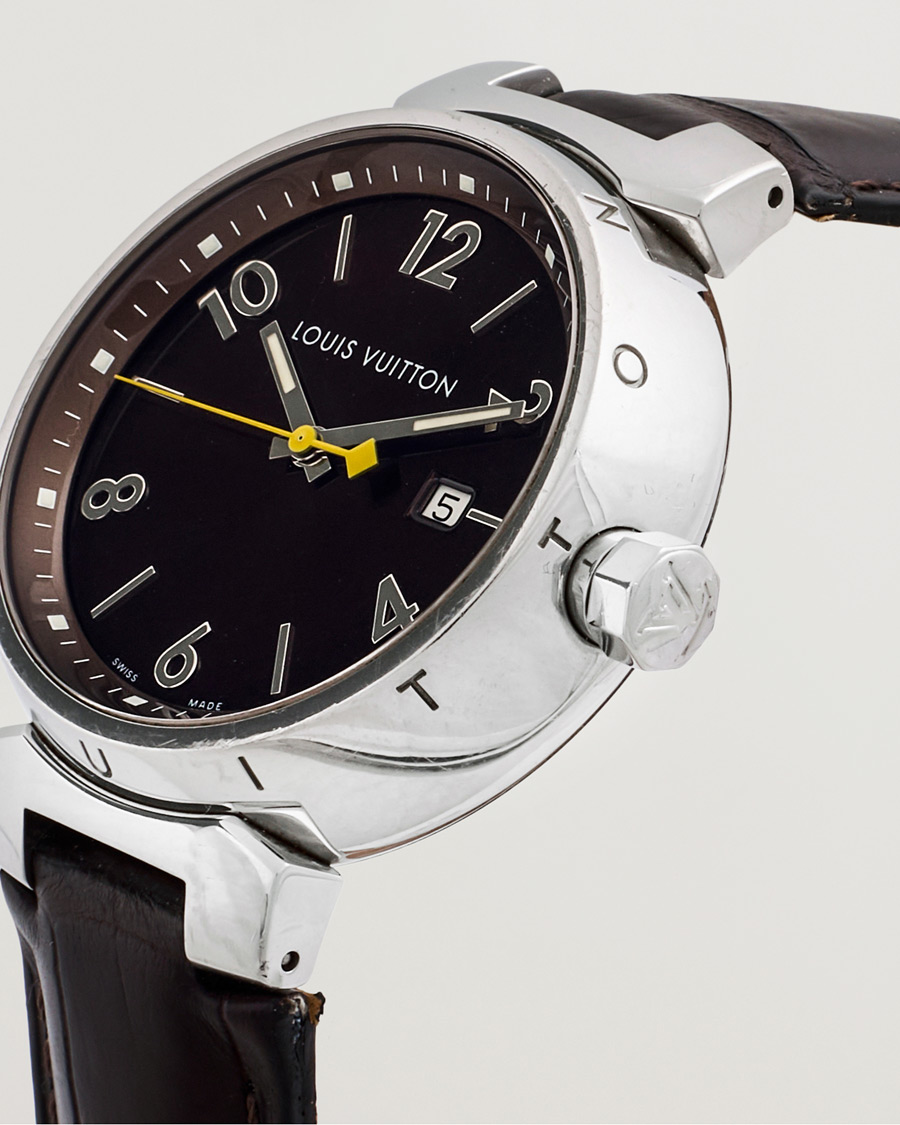 Herren | Louis Vuitton Pre-Owned Tambour Q1111 Silver | Louis Vuitton Pre-Owned | Tambour Q1111 Silver