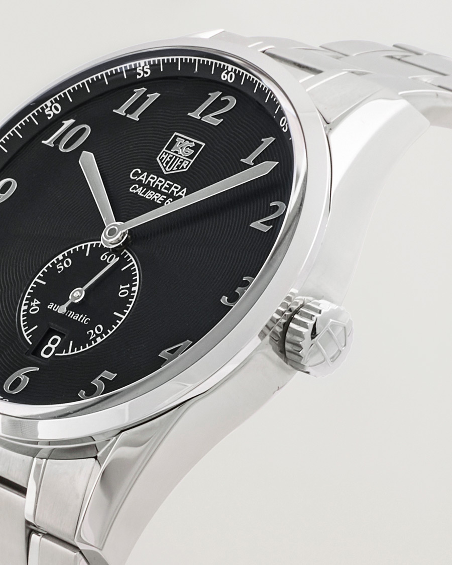 Herren | Tag Heuer Pre-Owned Carrera Calibre 6 WAS2110 Silver | Tag Heuer Pre-Owned | Carrera Calibre 6 WAS2110 Silver