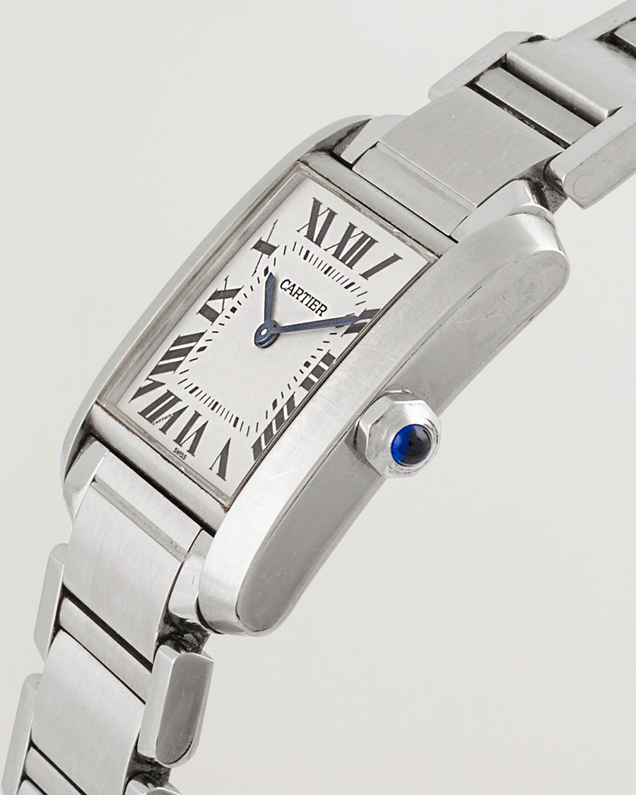 Herren | Cartier Pre-Owned Tank Française 2301 Silver | Cartier Pre-Owned | Tank Française 2301 Silver