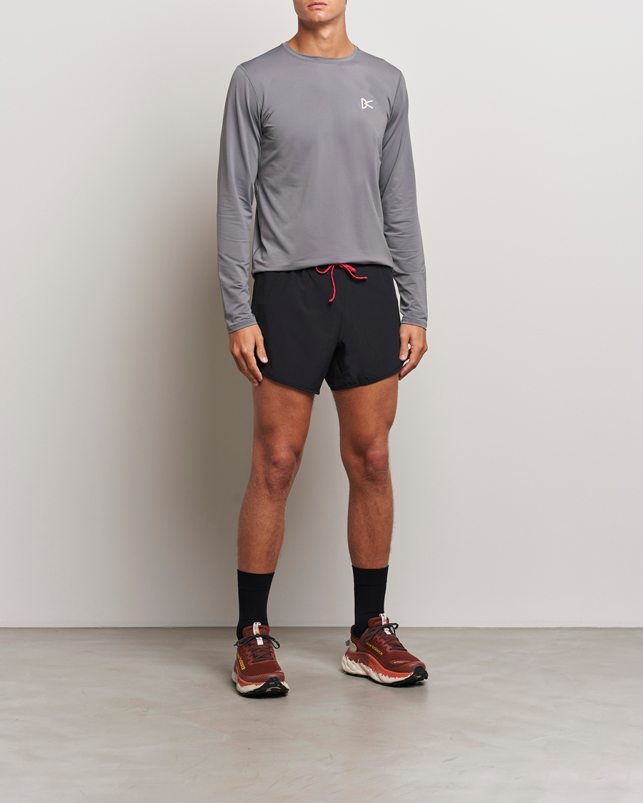 Herren | T-Shirts | District Vision | Lightweight Long Sleeve T-Shirt Carbon