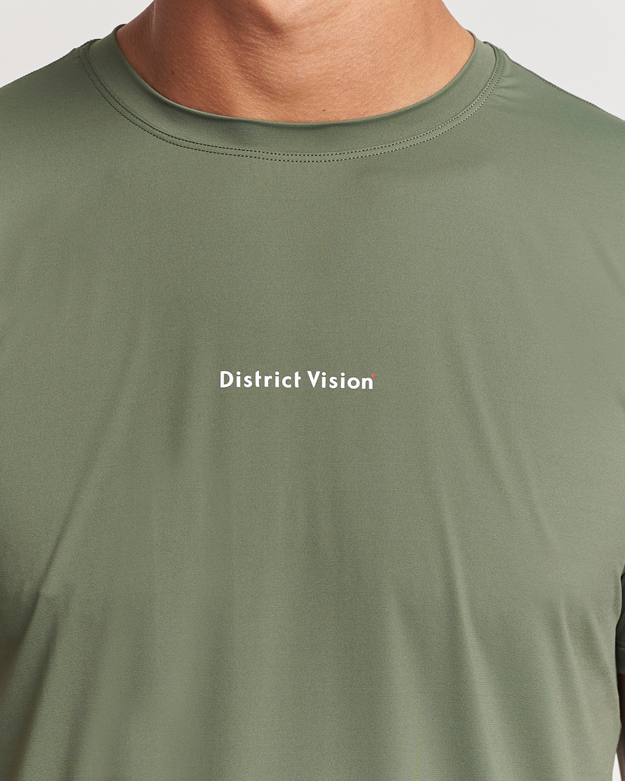 Herren | T-Shirts | District Vision | Ultralight Aloe Short Sleeve Sage