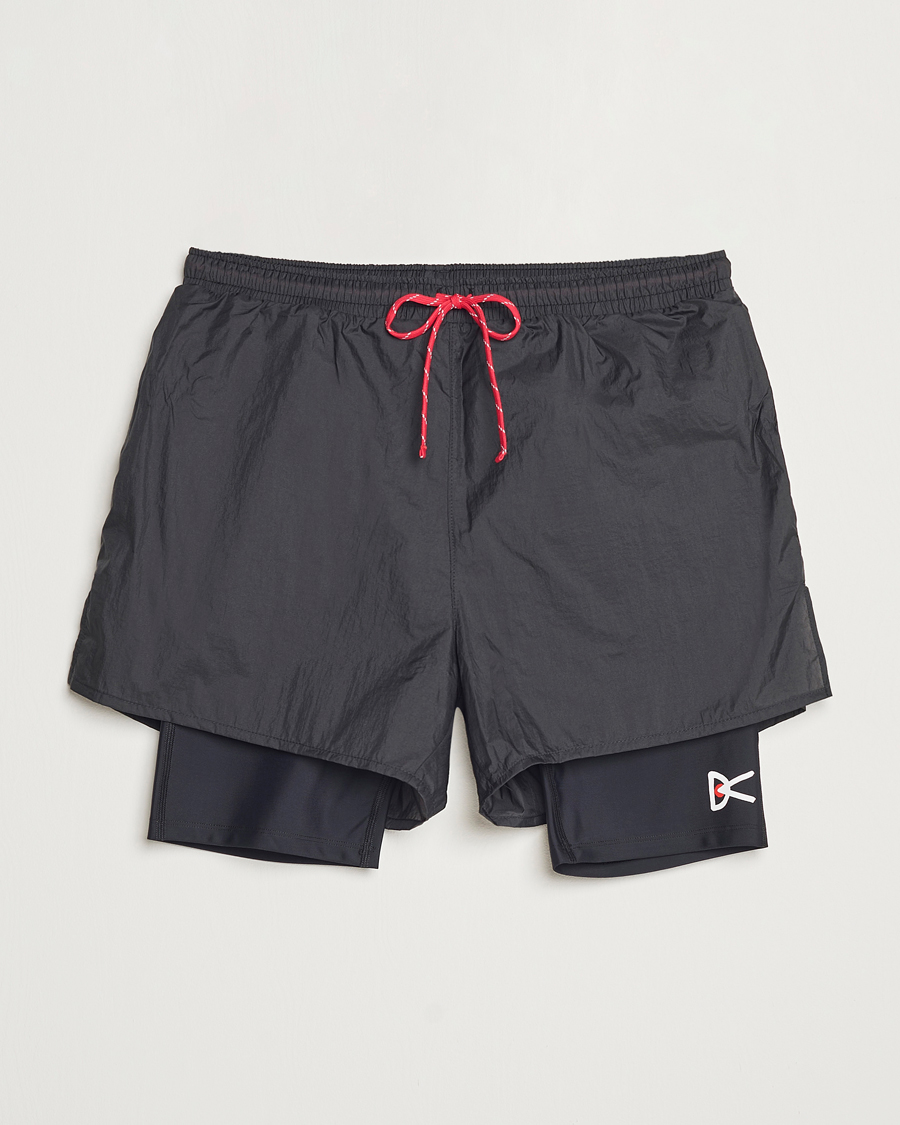 Herren | Shorts | District Vision | Ripstop Layered Trail Shorts Black