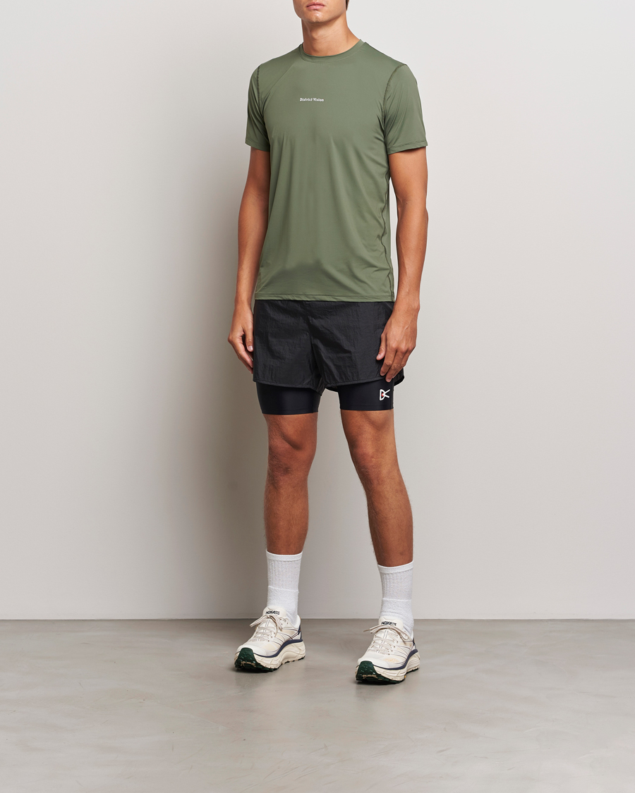 Herren | Shorts | District Vision | Ripstop Layered Trail Shorts Black