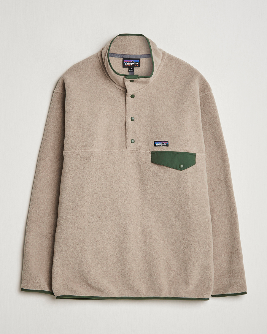 Herren | Pullover | Patagonia | Synch Snap T Half Zip Fleece Seabird Grey