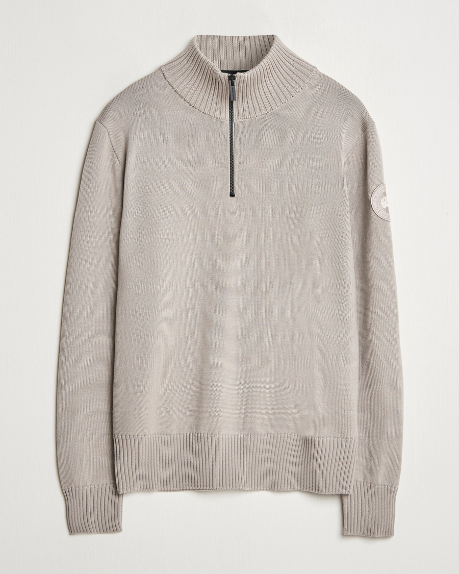 Herren | Pullover | Canada Goose | Rosseau Half Zip Limestone