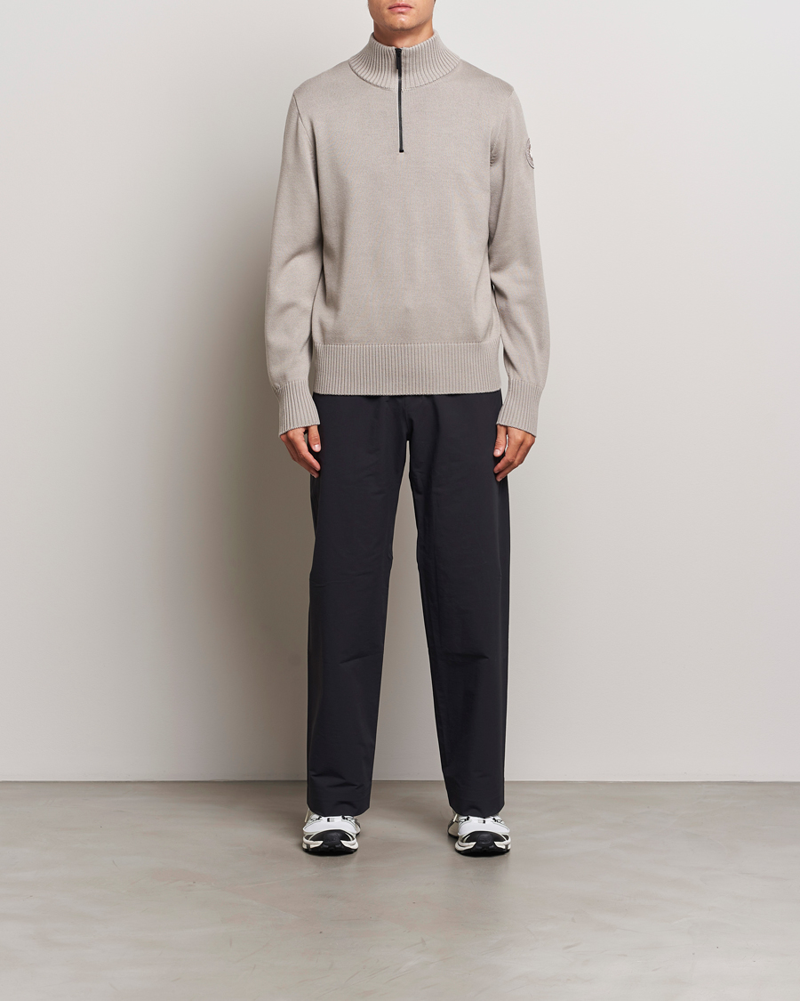 Herren | Pullover | Canada Goose | Rosseau Half Zip Limestone