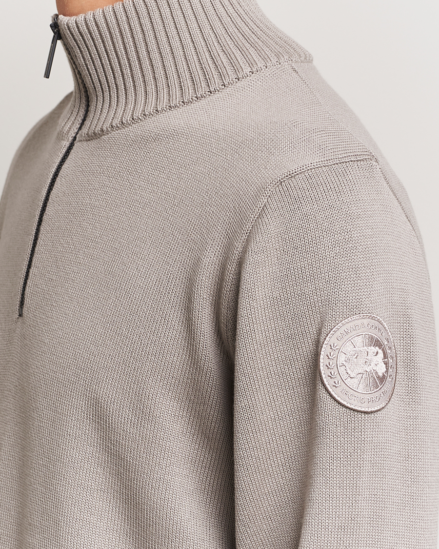 Herren | Pullover | Canada Goose | Rosseau Half Zip Limestone