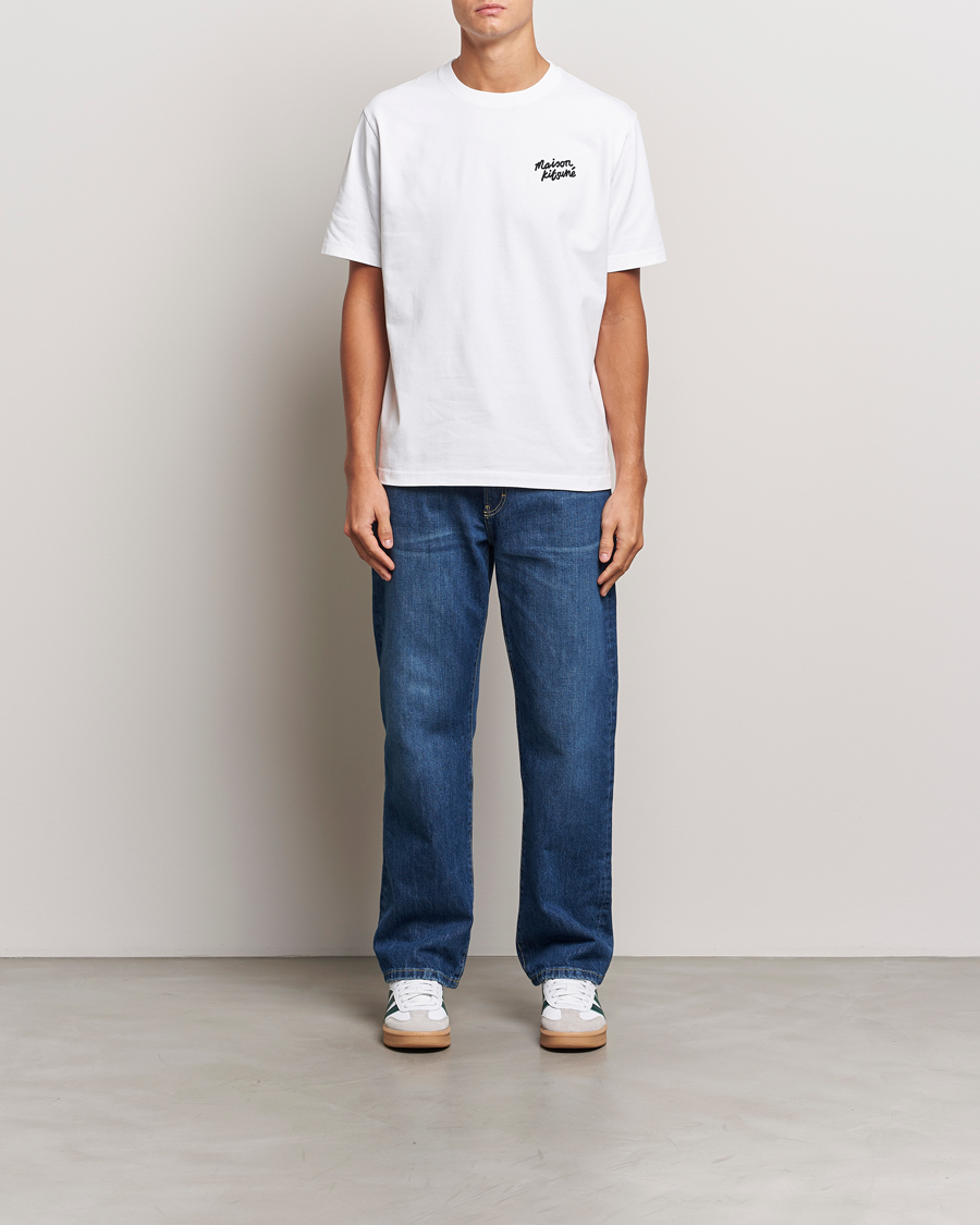 Herren | T-Shirts | Maison Kitsuné | Mini Handwriting T-shirt White